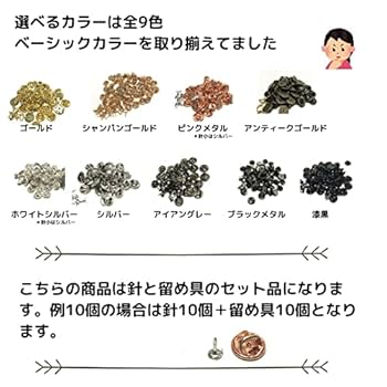 Amazon.co.jp: ECOKIJI(エコキジ) ピンバッジ金具と針セット